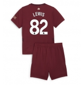 Maillot de football Réplique Manchester City Rico Lewis #82 Troisième Enfant 2024-25 Manche Courte (+ Pantalon court)