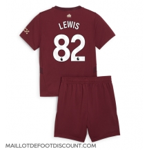 Maillot de football Réplique Manchester City Rico Lewis #82 Troisième Enfant 2024-25 Manche Courte (+ Pantalon court)