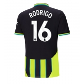 Maillot de football Réplique Manchester City Rodri Hernandez #16 Extérieur 2024-25 Manche Courte