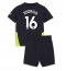 Maillot de football Réplique Manchester City Rodri Hernandez #16 Extérieur Enfant 2024-25 Manche Courte (+ Pantalon court)