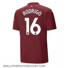 Maillot de football Réplique Manchester City Rodri Hernandez #16 Troisième 2024-25 Manche Courte