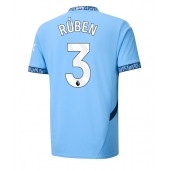 Maillot de football Réplique Manchester City Ruben Dias #3 Domicile 2024-25 Manche Courte