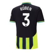 Maillot de football Réplique Manchester City Ruben Dias #3 Extérieur 2024-25 Manche Courte