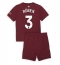 Maillot de football Réplique Manchester City Ruben Dias #3 Troisième Enfant 2024-25 Manche Courte (+ Pantalon court)