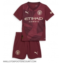 Maillot de football Réplique Manchester City Troisième Enfant 2024-25 Manche Courte (+ Pantalon court)