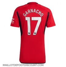 Maillot de football Réplique Manchester United Alejandro Garnacho #17 Domicile 2023-24 Manche Courte