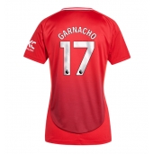 Maillot de football Réplique Manchester United Alejandro Garnacho #17 Domicile Femme 2024-25 Manche Courte