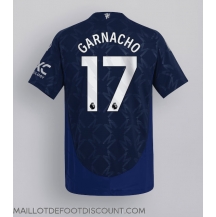 Maillot de football Réplique Manchester United Alejandro Garnacho #17 Extérieur 2024-25 Manche Courte