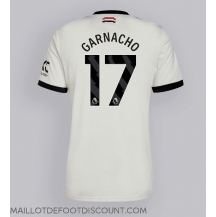 Maillot de football Réplique Manchester United Alejandro Garnacho #17 Troisième 2024-25 Manche Courte