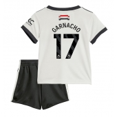 Maillot de football Réplique Manchester United Alejandro Garnacho #17 Troisième Enfant 2024-25 Manche Courte (+ Pantalon court)