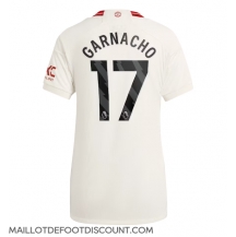 Maillot de football Réplique Manchester United Alejandro Garnacho #17 Troisième Femme 2023-24 Manche Courte