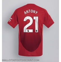 Maillot de football Réplique Manchester United Antony #21 Domicile 2024-25 Manche Courte