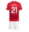 Maillot de football Réplique Manchester United Antony #21 Domicile Enfant 2024-25 Manche Courte (+ Pantalon court)