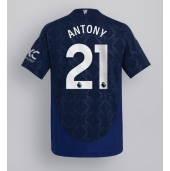 Maillot de football Réplique Manchester United Antony #21 Extérieur 2024-25 Manche Courte