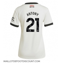 Maillot de football Réplique Manchester United Antony #21 Troisième Femme 2024-25 Manche Courte