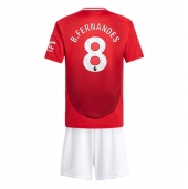 Maillot de football Réplique Manchester United Bruno Fernandes #8 Domicile Enfant 2024-25 Manche Courte (+ Pantalon court)