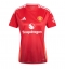 Maillot de football Réplique Manchester United Bruno Fernandes #8 Domicile Femme 2024-25 Manche Courte