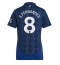 Maillot de football Réplique Manchester United Bruno Fernandes #8 Extérieur Femme 2024-25 Manche Courte