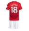 Maillot de football Réplique Manchester United Casemiro #18 Domicile Enfant 2024-25 Manche Courte (+ Pantalon court)