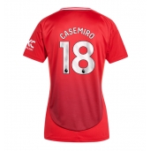 Maillot de football Réplique Manchester United Casemiro #18 Domicile Femme 2024-25 Manche Courte