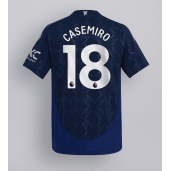 Maillot de football Réplique Manchester United Casemiro #18 Extérieur 2024-25 Manche Courte