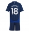 Maillot de football Réplique Manchester United Casemiro #18 Extérieur Enfant 2024-25 Manche Courte (+ Pantalon court)