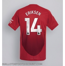 Maillot de football Réplique Manchester United Christian Eriksen #14 Domicile 2024-25 Manche Courte