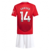 Maillot de football Réplique Manchester United Christian Eriksen #14 Domicile Enfant 2024-25 Manche Courte (+ Pantalon court)