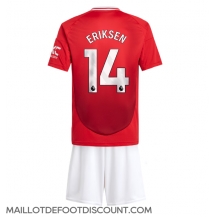 Maillot de football Réplique Manchester United Christian Eriksen #14 Domicile Enfant 2024-25 Manche Courte (+ Pantalon court)