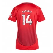 Maillot de football Réplique Manchester United Christian Eriksen #14 Domicile Femme 2024-25 Manche Courte