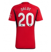 Maillot de football Réplique Manchester United Diogo Dalot #20 Domicile 2023-24 Manche Courte