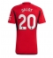 Maillot de football Réplique Manchester United Diogo Dalot #20 Domicile 2023-24 Manche Courte