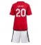 Maillot de football Réplique Manchester United Diogo Dalot #20 Domicile Enfant 2023-24 Manche Courte (+ Pantalon court)