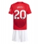 Maillot de football Réplique Manchester United Diogo Dalot #20 Domicile Enfant 2024-25 Manche Courte (+ Pantalon court)