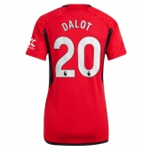 Maillot de football Réplique Manchester United Diogo Dalot #20 Domicile Femme 2023-24 Manche Courte