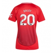 Maillot de football Réplique Manchester United Diogo Dalot #20 Domicile Femme 2024-25 Manche Courte