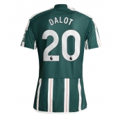 Maillot de football Réplique Manchester United Diogo Dalot #20 Extérieur 2023-24 Manche Courte