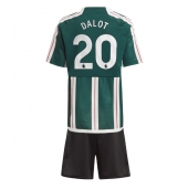 Maillot de football Réplique Manchester United Diogo Dalot #20 Extérieur Enfant 2023-24 Manche Courte (+ Pantalon court)