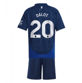 Maillot de football Réplique Manchester United Diogo Dalot #20 Extérieur Enfant 2024-25 Manche Courte (+ Pantalon court)