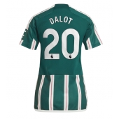 Maillot de football Réplique Manchester United Diogo Dalot #20 Extérieur Femme 2023-24 Manche Courte