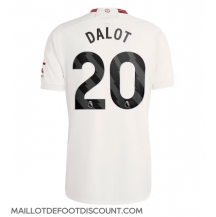 Maillot de football Réplique Manchester United Diogo Dalot #20 Troisième 2023-24 Manche Courte