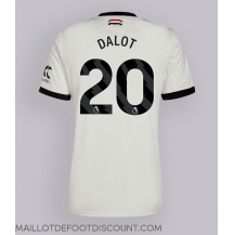 Maillot de football Réplique Manchester United Diogo Dalot #20 Troisième 2024-25 Manche Courte