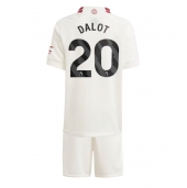 Maillot de football Réplique Manchester United Diogo Dalot #20 Troisième Enfant 2023-24 Manche Courte (+ Pantalon court)