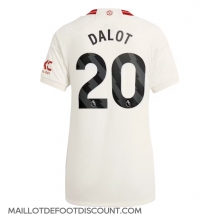 Maillot de football Réplique Manchester United Diogo Dalot #20 Troisième Femme 2023-24 Manche Courte