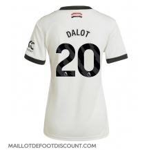 Maillot de football Réplique Manchester United Diogo Dalot #20 Troisième Femme 2024-25 Manche Courte