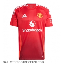 Maillot de football Réplique Manchester United Domicile 2024-25 Manche Courte