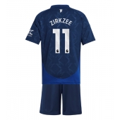 Maillot de football Réplique Manchester United Joshua Zirkzee #11 Extérieur Enfant 2024-25 Manche Courte (+ Pantalon court)