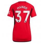 Maillot de football Réplique Manchester United Kobbie Mainoo #37 Domicile Femme 2023-24 Manche Courte