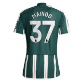 Maillot de football Réplique Manchester United Kobbie Mainoo #37 Extérieur 2023-24 Manche Courte