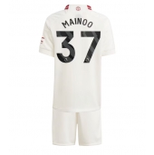 Maillot de football Réplique Manchester United Kobbie Mainoo #37 Troisième Enfant 2023-24 Manche Courte (+ Pantalon court)